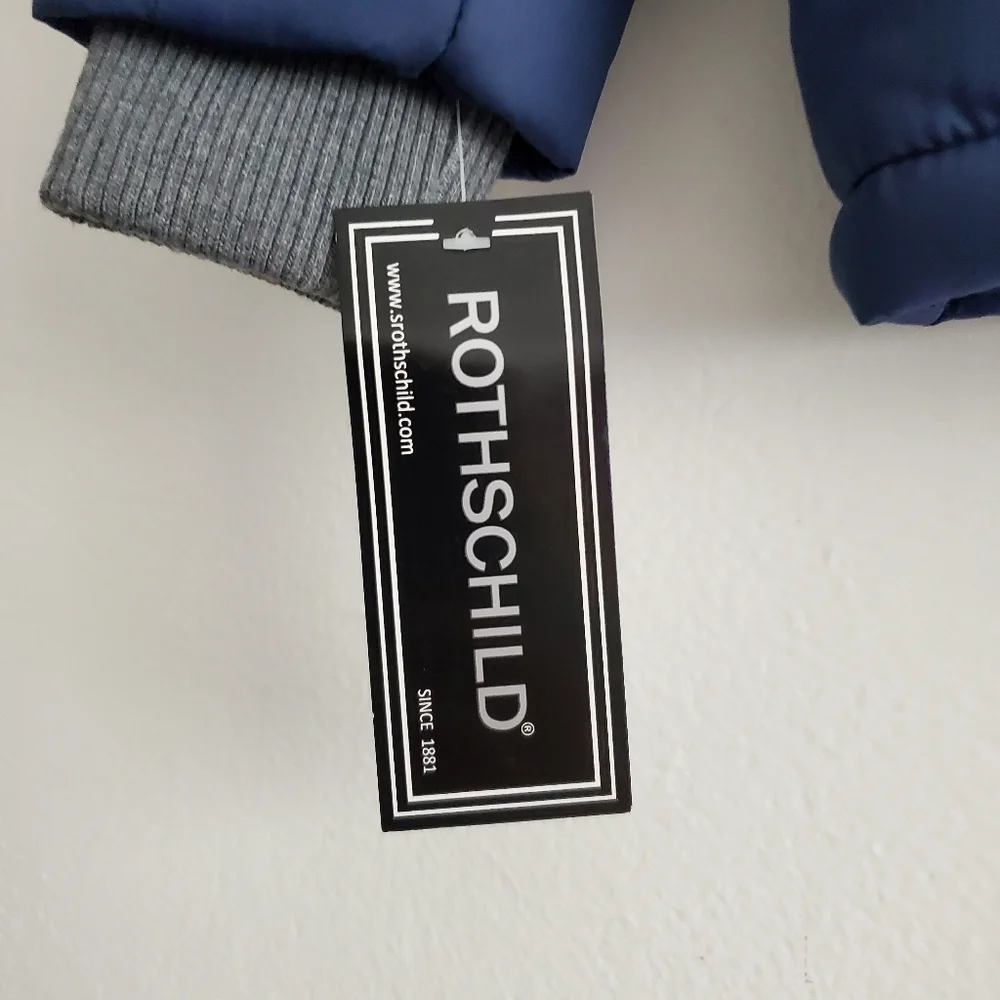 NEW Rothschild Navy Puffer Jacket with Bib‎